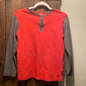 Boys size 10/12 long sleeved shirt